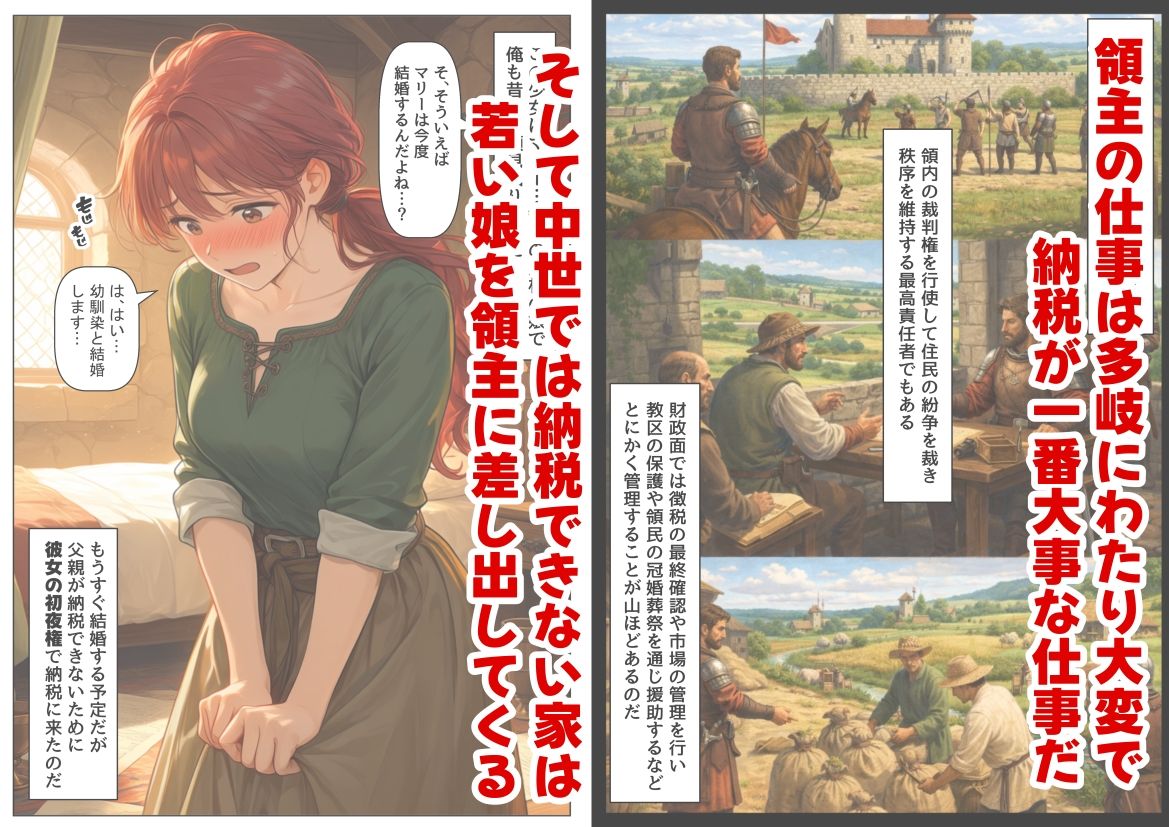 中世領主に転生した俺は、【初夜権】で処女を抱きまくる_003