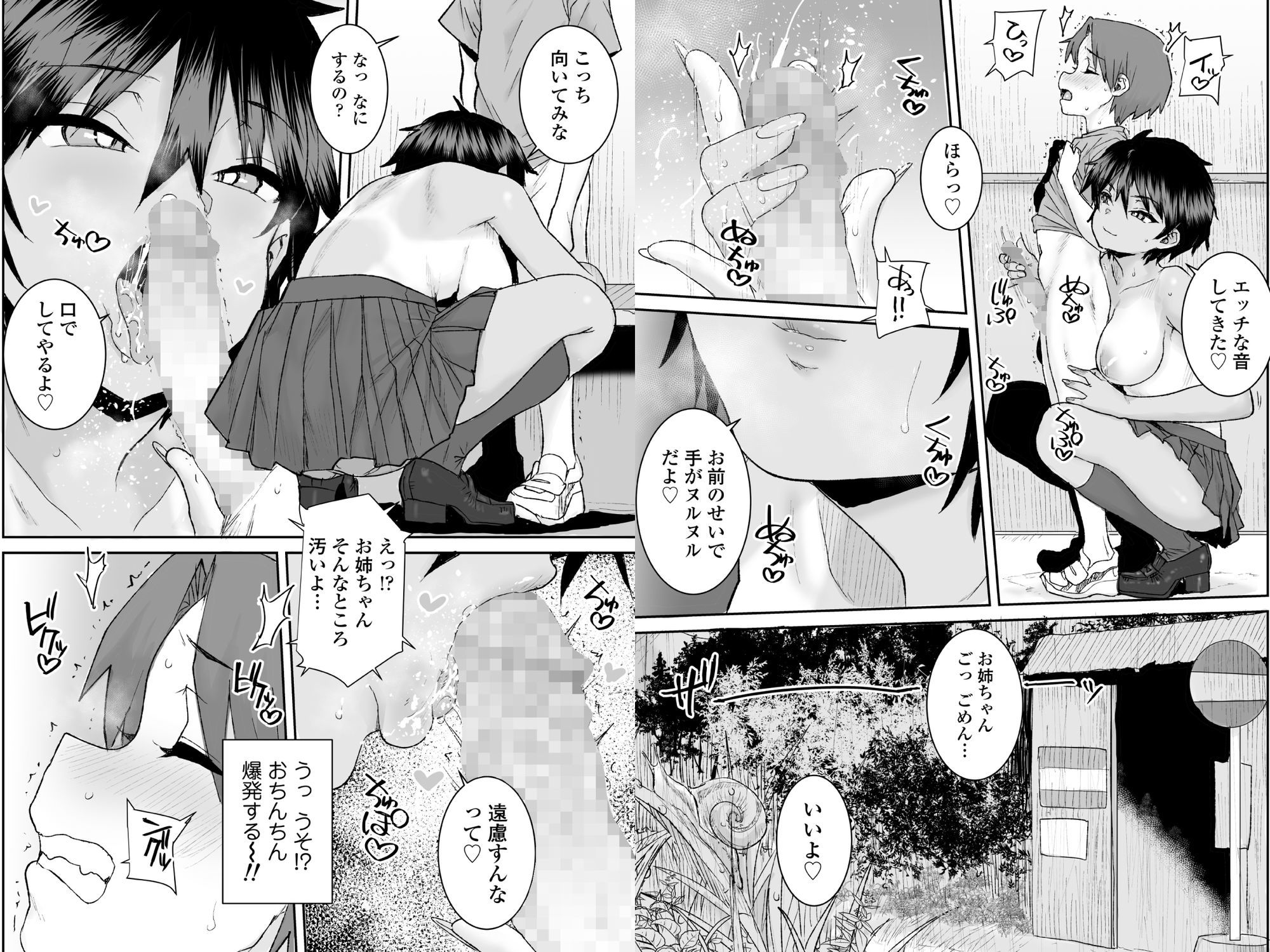 無口で気の強いボーイッシュなお姉ちゃんで僕は童貞を卒業しました_009